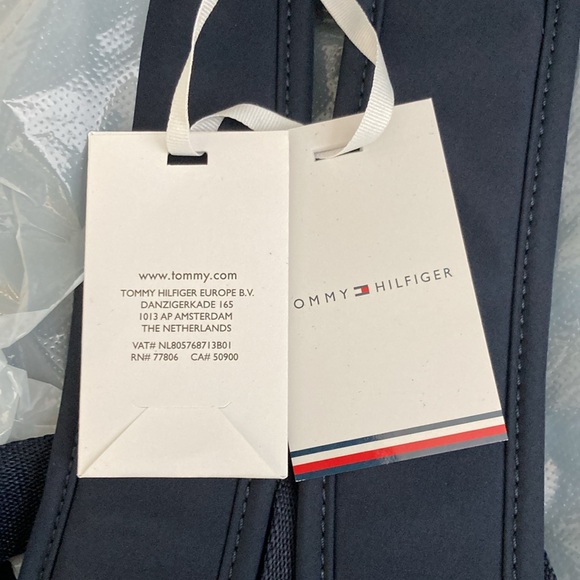 Tommy Hilfiger Red Plaid Mini Backpack - Picture 5 of 10